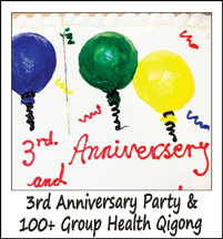 3rd Anniversary Party and Hundred Men Health Qigong